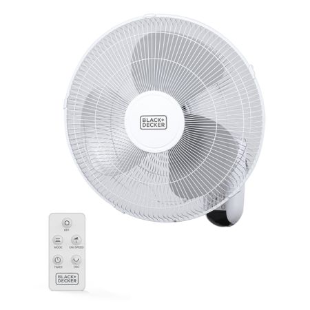 BLACK+DECKER(TM) WACBFWL16R 16IN OSC WALL FAN W/RMT